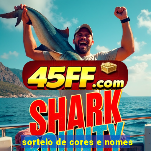 sorteio de cores e nomes